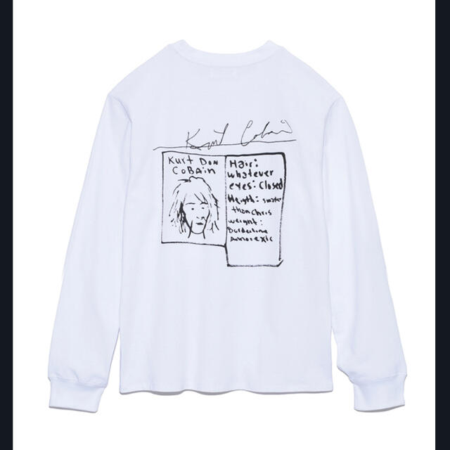 SNIDEL(スナイデル)のSNIDEL feat. KURT COBAIN グラフィックロングTシャツ レディースのトップス(Tシャツ(長袖/七分))の商品写真