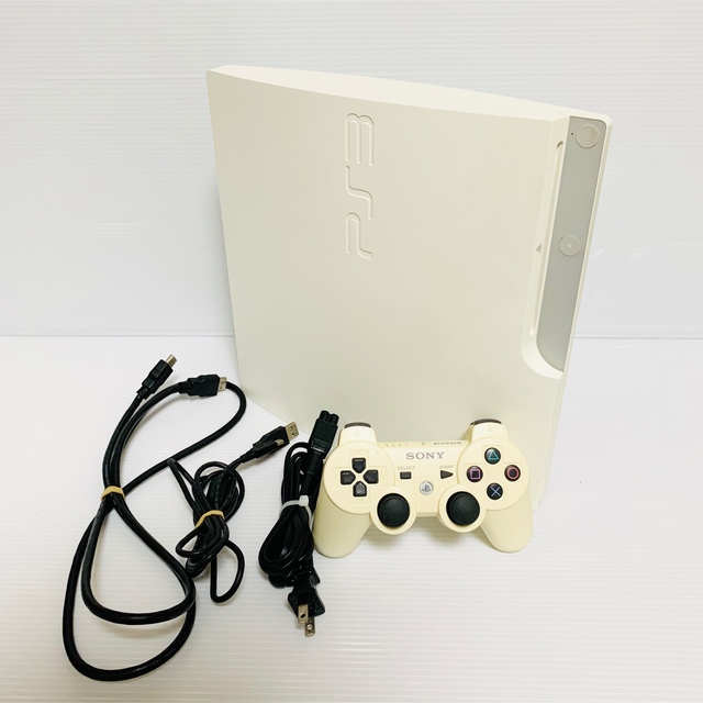 PlayStation3(プレイステーション3)のSONY PS3 CECH-3000A LW エンタメ/ホビーのゲームソフト/ゲーム機本体(家庭用ゲーム機本体)の商品写真