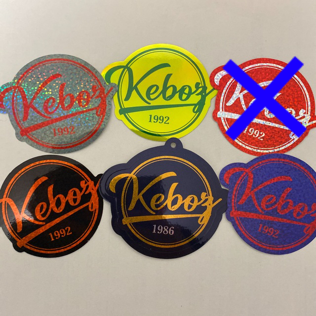 KEBOZ ステッカー ケボズ  シール 6枚セット メンズのトップス(パーカー)の商品写真