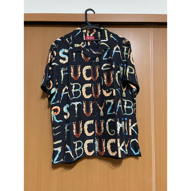 supreme 18SS Alphabet Silk Shirt 直売価格 驚きの値段 最安値