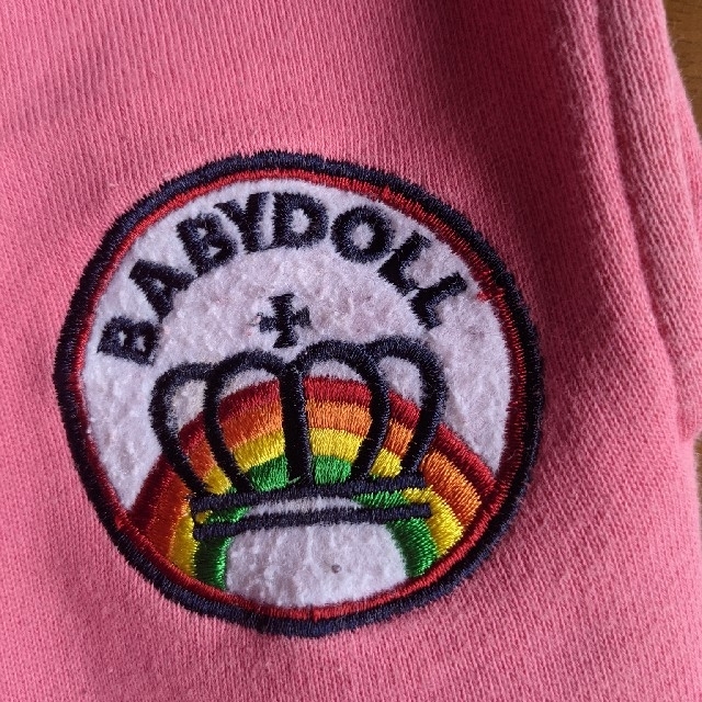 BABYDOLL(ベビードール)のベビーBABYDOLL（90）ニットパンツ長ズボンピンク キッズ/ベビー/マタニティのベビー服(~85cm)(パンツ)の商品写真