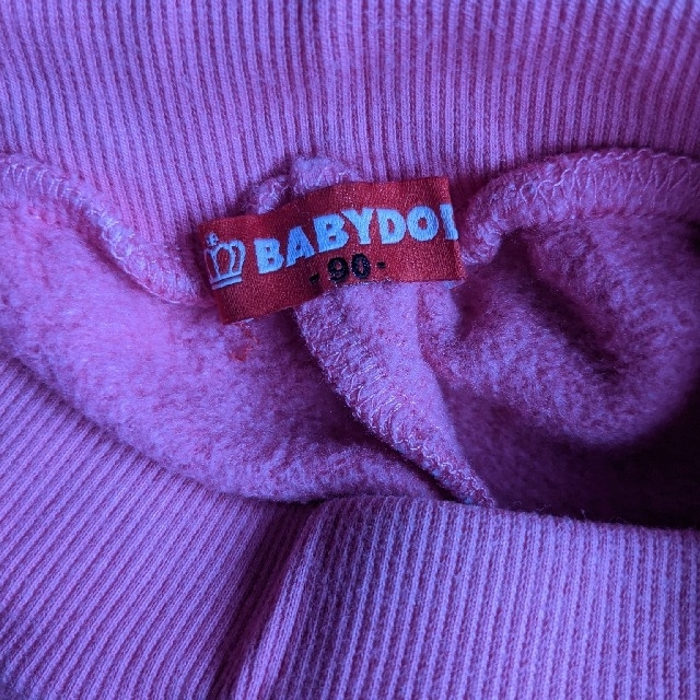 BABYDOLL(ベビードール)のベビーBABYDOLL（90）ニットパンツ長ズボンピンク キッズ/ベビー/マタニティのベビー服(~85cm)(パンツ)の商品写真