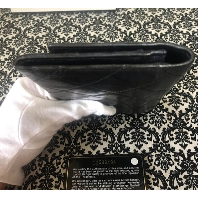 CHANEL(シャネル)の専用ひさぼさま　美品　正規品　シャネル 財布 カンボンライン　 レディースのファッション小物(財布)の商品写真