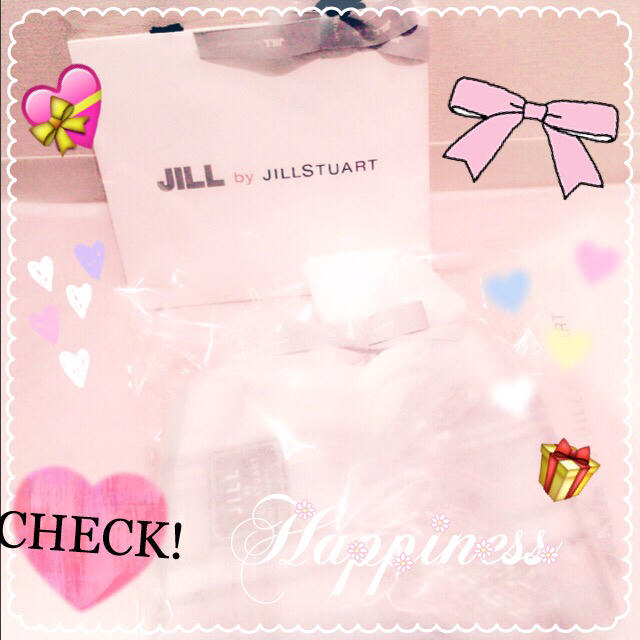 JILL by JILLSTUART(ジルバイジルスチュアート)の❤️週末限定！JILLbyJILLSTUARTジルバイチェックストールホワイト レディースのファッション小物(ストール/パシュミナ)の商品写真