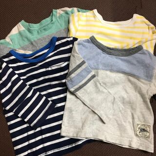 ベビーギャップ(babyGAP)の80cm 長袖カットソー   4枚セット(シャツ/カットソー)