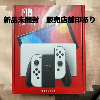 ニンテンドースイッチ(Nintendo Switch)の✨新品未開封✨Nintendo Switch 有機ELモデル ホワイト　(家庭用ゲーム機本体)