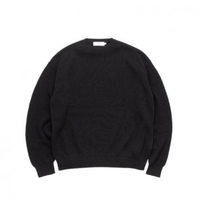 High Density Cotton Crew Neck Knitトップス