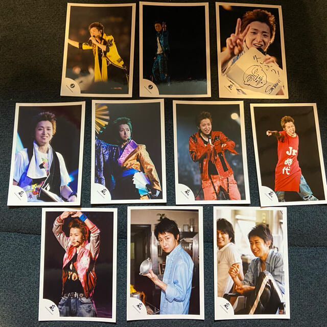 嵐(アラシ)の値下げ☆嵐　大野智　公式写真　嵐ロゴ　ライブフォト　まとめ売り エンタメ/ホビーのタレントグッズ(アイドルグッズ)の商品写真