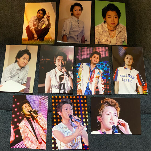 嵐(アラシ)の値下げ☆嵐　大野智　公式写真　嵐ロゴ　ライブフォト　まとめ売り エンタメ/ホビーのタレントグッズ(アイドルグッズ)の商品写真