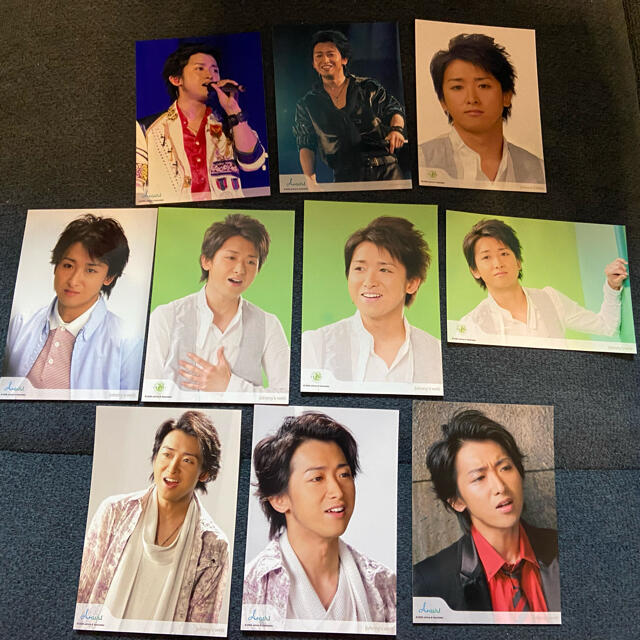 嵐(アラシ)の値下げ☆嵐　大野智　公式写真　嵐ロゴ　ライブフォト　まとめ売り エンタメ/ホビーのタレントグッズ(アイドルグッズ)の商品写真