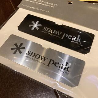 【限定】SnowPeak メタルロゴステッカーセット＋雪峰祭2019ステッカー