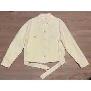 ほぼ未使用の美品 BALENCIAGA（バレンシアガ）Gジャン 白 ３６-eastgate.mk