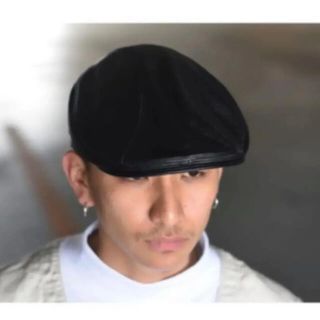 カンゴール(KANGOL)のレザーハンチング　winner caps(ハンチング/ベレー帽)