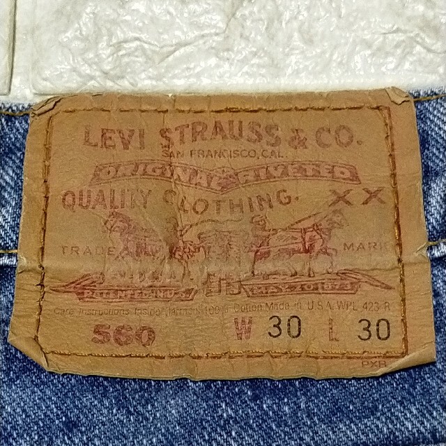 Levi's(リーバイス)の希少 USA製 リーバイス 560 バギー テーパード デニムパンツ メンズのパンツ(デニム/ジーンズ)の商品写真