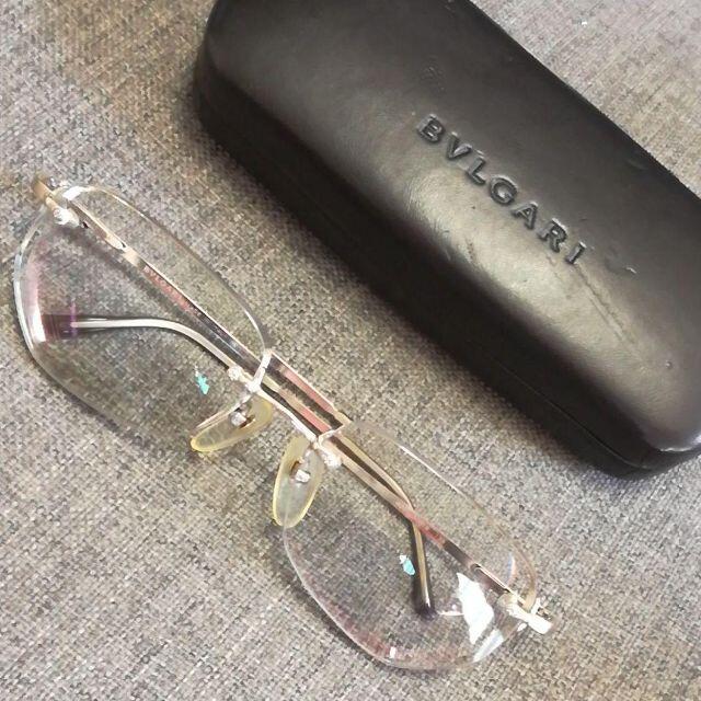 742 A 美品　ブルガリ　BVLGARI　メガネ　度付き