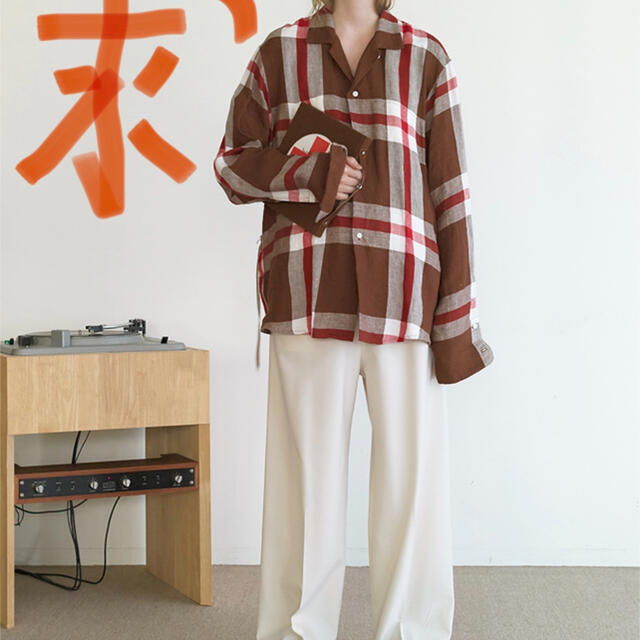100%本物 sunsea snm-blue pants straight スラックス
