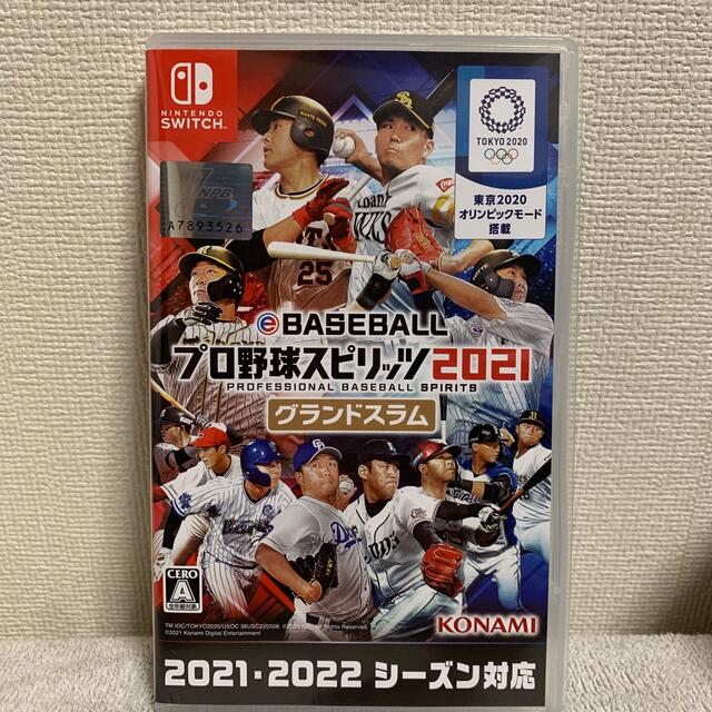 KONAMI(コナミ)のeBASEBALL プロ野球スピリッツ2021 プロスピ Switch エンタメ/ホビーのゲームソフト/ゲーム機本体(家庭用ゲームソフト)の商品写真