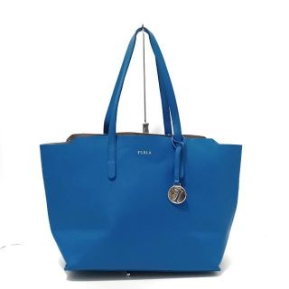 フルラ(Furla)のフルラ トートバッグ美品  サリー ブルー(トートバッグ)