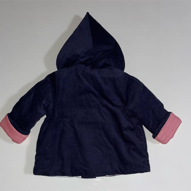 PETIT BATEAU(プチバトー)の新品　タグ付き　プチバトー  とんがり帽子　中綿入りアウター キッズ/ベビー/マタニティのベビー服(~85cm)(ジャケット/コート)の商品写真