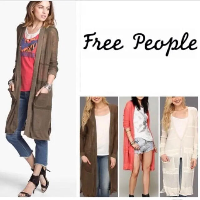 Free People(フリーピープル)のFree People ロングカーディガン レディースのトップス(カーディガン)の商品写真