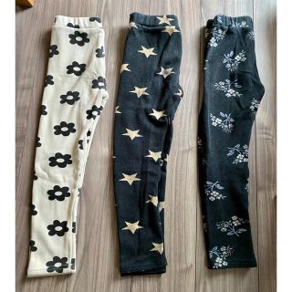 meinoashi様専用✴︎美品　裏起毛　ズボン　120size 花柄　星柄(パンツ/スパッツ)