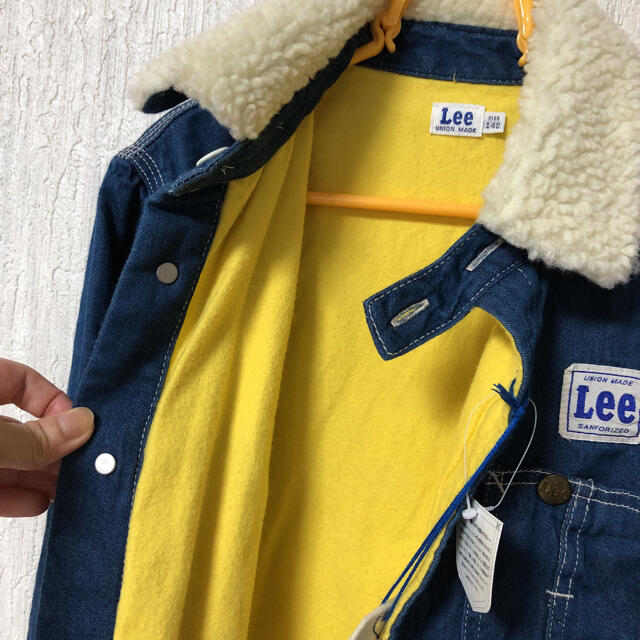 Lee(リー)の専用です。シャツワンピース　デニム　Lee 140 コート キッズ/ベビー/マタニティのキッズ服女の子用(90cm~)(ジャケット/上着)の商品写真