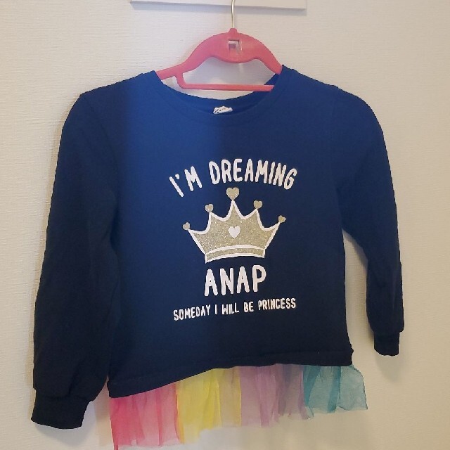 ANAP Kids(アナップキッズ)のANAP　トレーナー キッズ/ベビー/マタニティのキッズ服女の子用(90cm~)(Tシャツ/カットソー)の商品写真