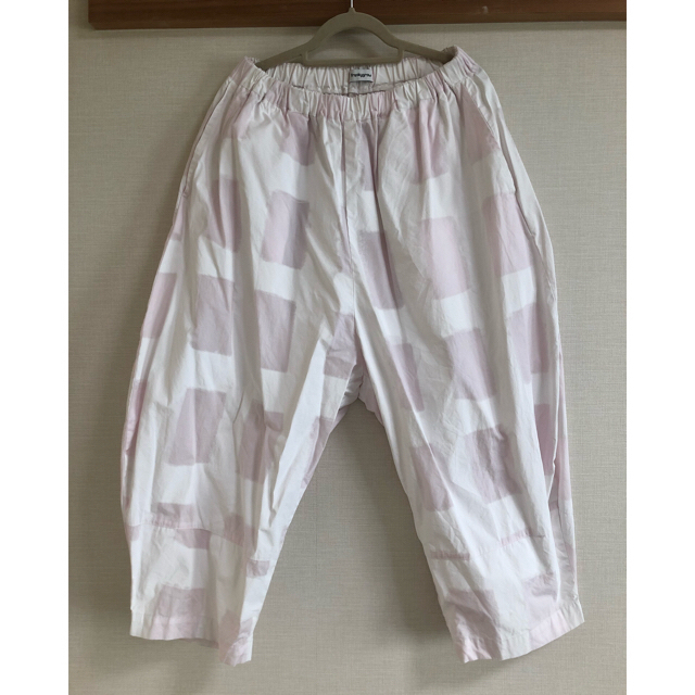 frankygrow  CHECK BIG PANTS レディース　ピンク