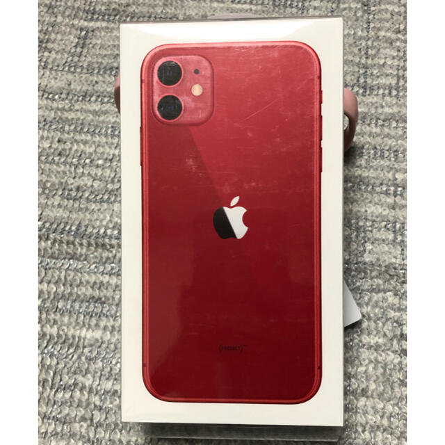 新品未開封　iPhone11 64G RED SIMフリーレッドキャリア