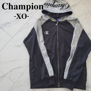 チャンピオン(Champion)のチャンピオン　ジャージ　ジップパーカー　黒銀　魔裟斗モデル　USAXO　メンズ(ジャージ)