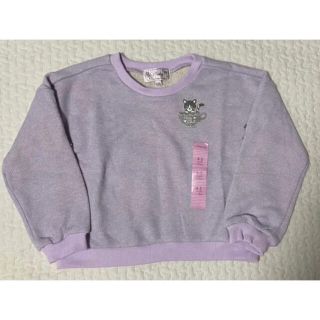 マザウェイズ(motherways)のpoiny様専用　マザウェイズ　トレーナー　ねこ　紫　リボン　110(その他)