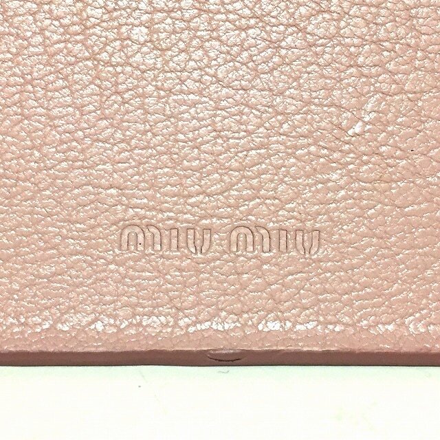 ミュウミュウ 携帯ケース レザー