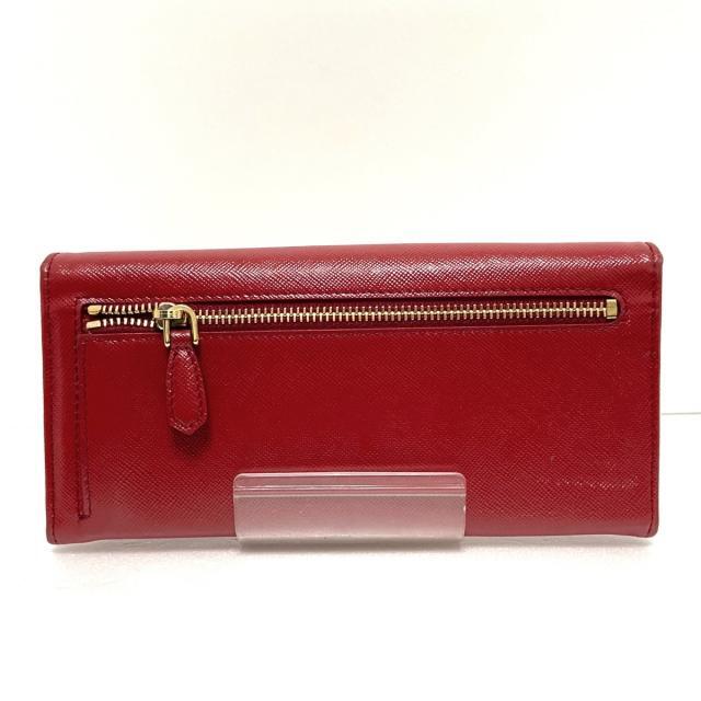 PRADA(プラダ)のプラダ 長財布 - 1M1132 レッド レザー レディースのファッション小物(財布)の商品写真