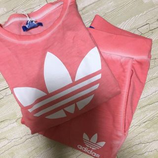 アディダス(adidas)のアディダス上下セットで綿100%(パジャマ)