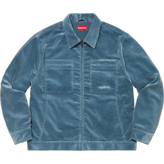 シュプリーム(Supreme)のXL 青 Supreme Corduroy Zip Jacket Blue(ブルゾン)