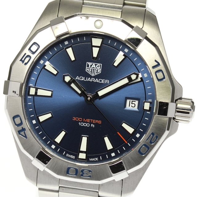 TAG Heuer(タグホイヤー)のタグホイヤー アクアレーサー デイト WBD1112 メンズ 【中古】 メンズの時計(腕時計(アナログ))の商品写真