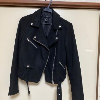 フォーエバートゥエンティーワン(FOREVER 21)の美品！フォーエバー21 ライダースジャケット S(ライダースジャケット)