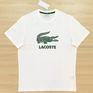 ラコステ(LACOSTE)のラコステ　新品未使用　ホワイト 半袖Tシャツ(Tシャツ/カットソー(半袖/袖なし))