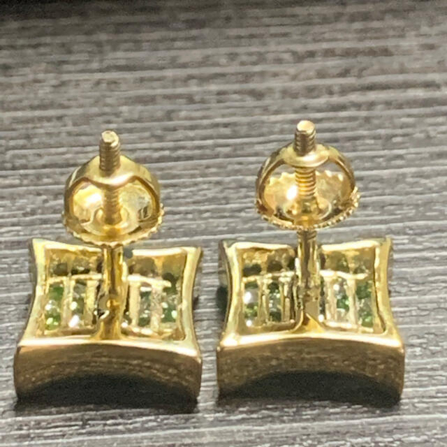 Hiphop14金ダイヤモンドピアス　14K