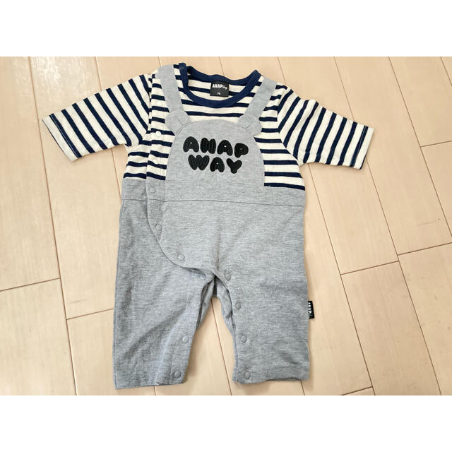 ANAP Kids(アナップキッズ)のANAP ロンパース 70 キッズ/ベビー/マタニティのベビー服(~85cm)(ロンパース)の商品写真