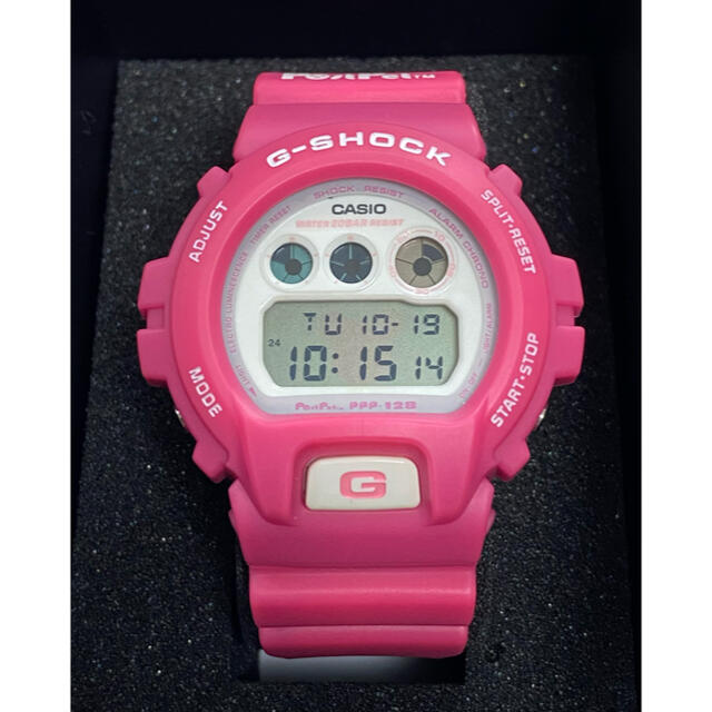 G-SHOCK(ジーショック)のコラボ/G-SHOCK/ポストペット/時計/モモ/限定/DW-6900/ピンク メンズの時計(腕時計(デジタル))の商品写真