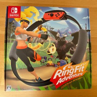 ニンテンドースイッチ(Nintendo Switch)の【美品】任天堂スイッチ　リングフィットアドベンチャー(家庭用ゲームソフト)