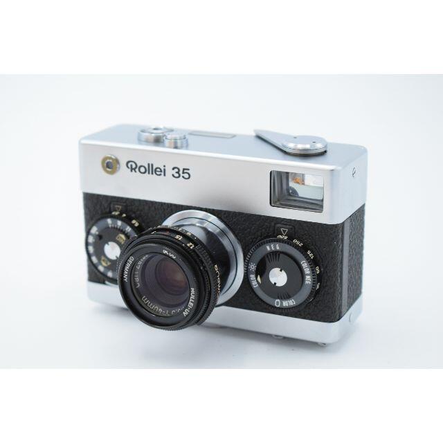 9195 結構美品 動作品 Rollei 35 シルバー ローライフィルムカメラ