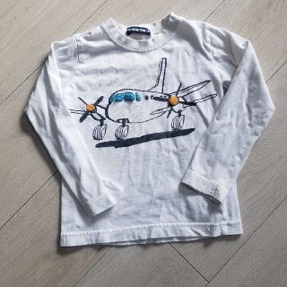 リトルベアークラブ(LITTLE BEAR CLUB)のリトルベアークラブ　長袖　100cm 飛行機(Tシャツ/カットソー)