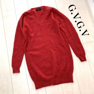 g.v.g.v. ウールニットワンピース