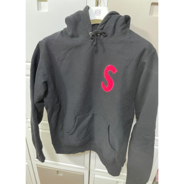 supreme S Logo Hooded Sweatshirt 黒 sサイズ