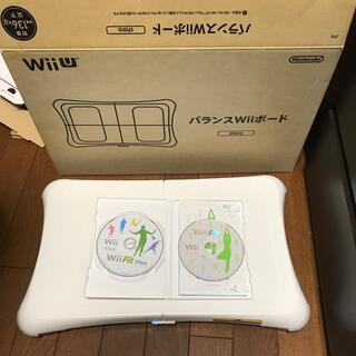 ウィー(Wii)のwii fit plus バランスボード付き(家庭用ゲームソフト)