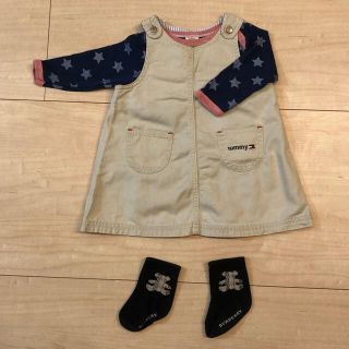 トミーヒルフィガー(TOMMY HILFIGER)の【専用】ワンピースセット トミーヒルフィガー プチバトー(ワンピース)