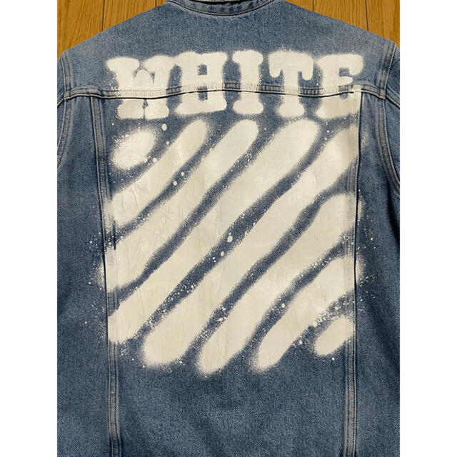 OFF-WHITE(オフホワイト)のオフホワイト　デニムジャケット  メンズのジャケット/アウター(Gジャン/デニムジャケット)の商品写真