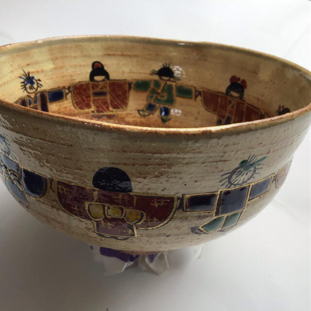茶道具 三友松竹梅茶碗 「和香」作 福本積應 書付 抹茶茶碗 抹茶碗